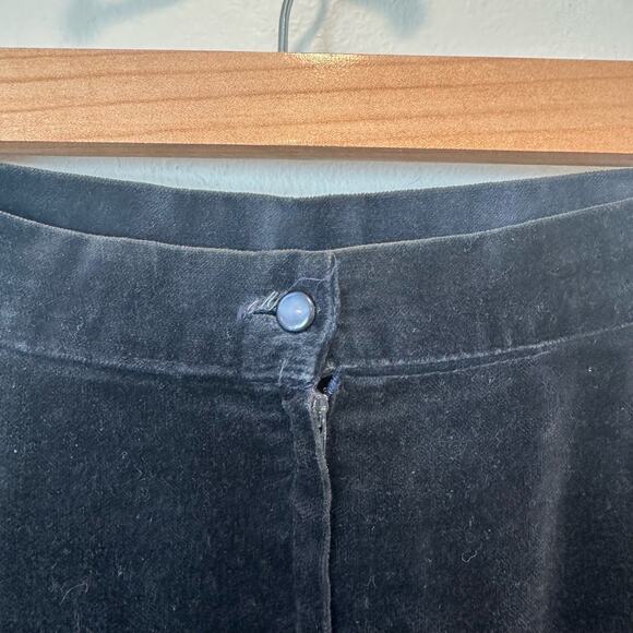 Vintage Gunne Sax Blue Velvet Boho Cottage Core Peasant Hippie Maxi Skirt XS - Picture 9 of 12